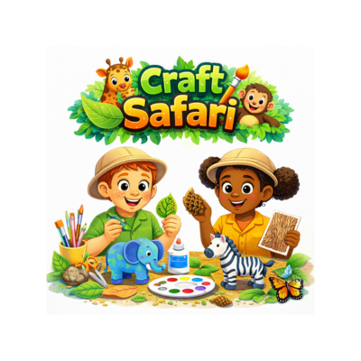 Craft Safari (PreK - 2nd): 9:00 AM - 12:00 PM