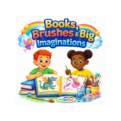 Books, Brushes & Big Imaginations (PreK - 2nd): 1:00 PM - 4:00 PM