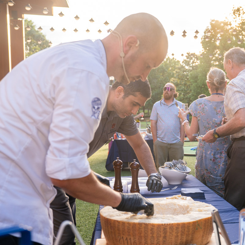 Parmesan Wheel Cutting Experience