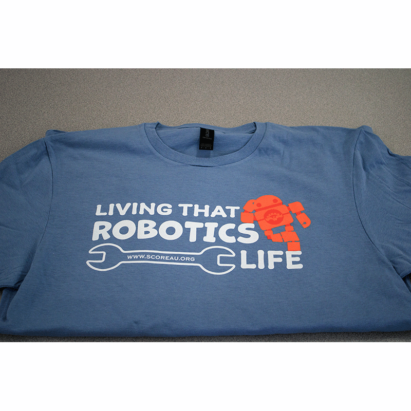 Stone Blue - Living That Robotics Life T-shirt