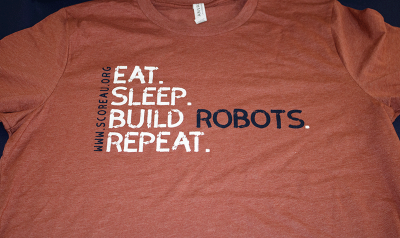 Rust - Eat, Sleep, Build Robots T-Shirt