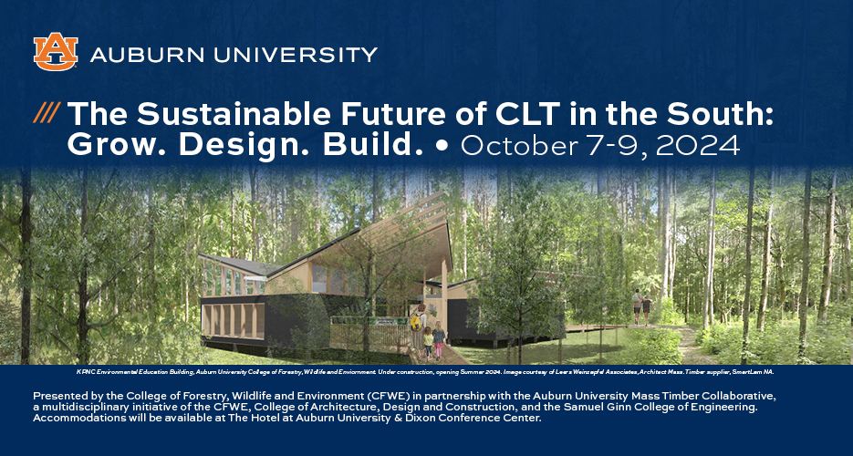 The Sustainable Future of CLT in the South: Grow. Design. Build.