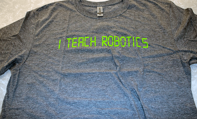 Grey - I Teach Robots T-shirt
