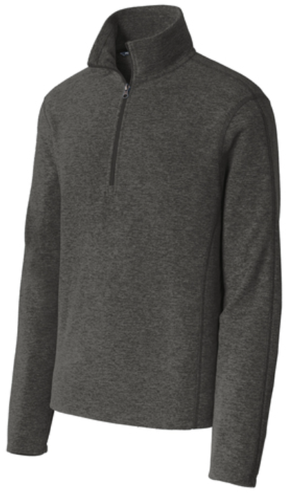 Port Authority Heather Microfleece 1/2-Zip Pullover