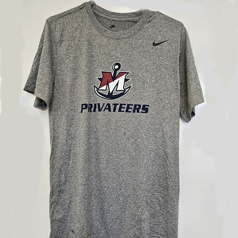 Sailing Team Short-Sleeve T-Shirt with "Privateers," Dri-Fit, Nike