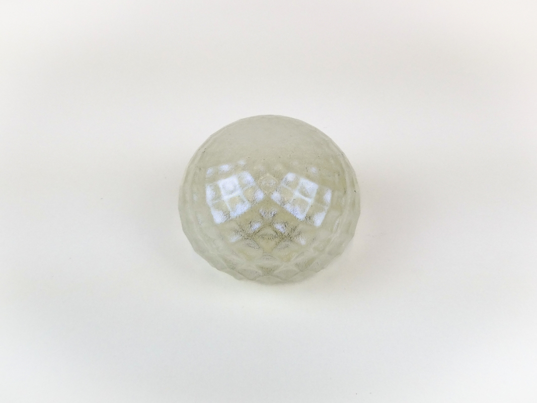 Iridescent Glass Orb (Silver) by Molly Jo Burke