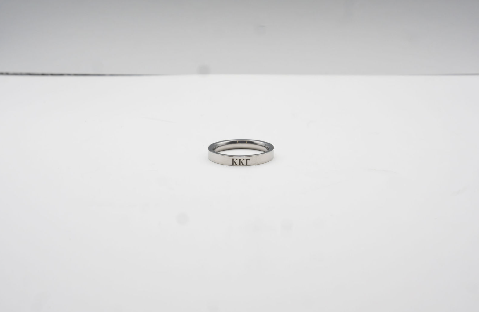 Engravable Dainty Ring in Silver (3mm)