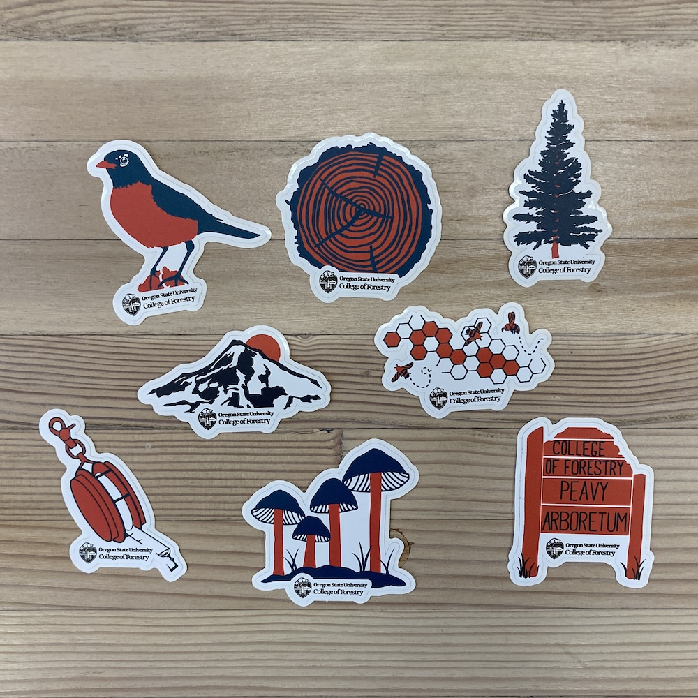 College of Forestry Stickers