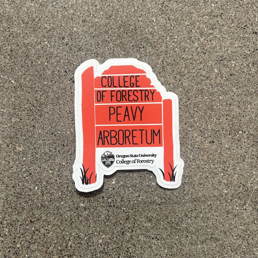 Peavy Arboretum Sticker