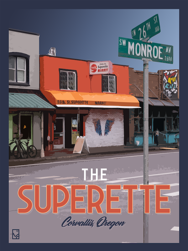 12x16 Monroe Ave Poster