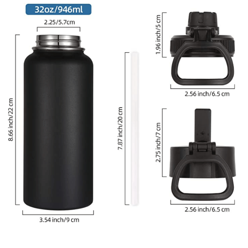 Insulated Water Bottle - 20 oz. & 32 oz. sizes