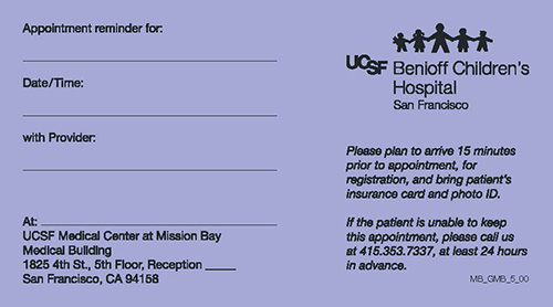 MB_GMB_5_00 Generic 5th Floor Appointment Cards