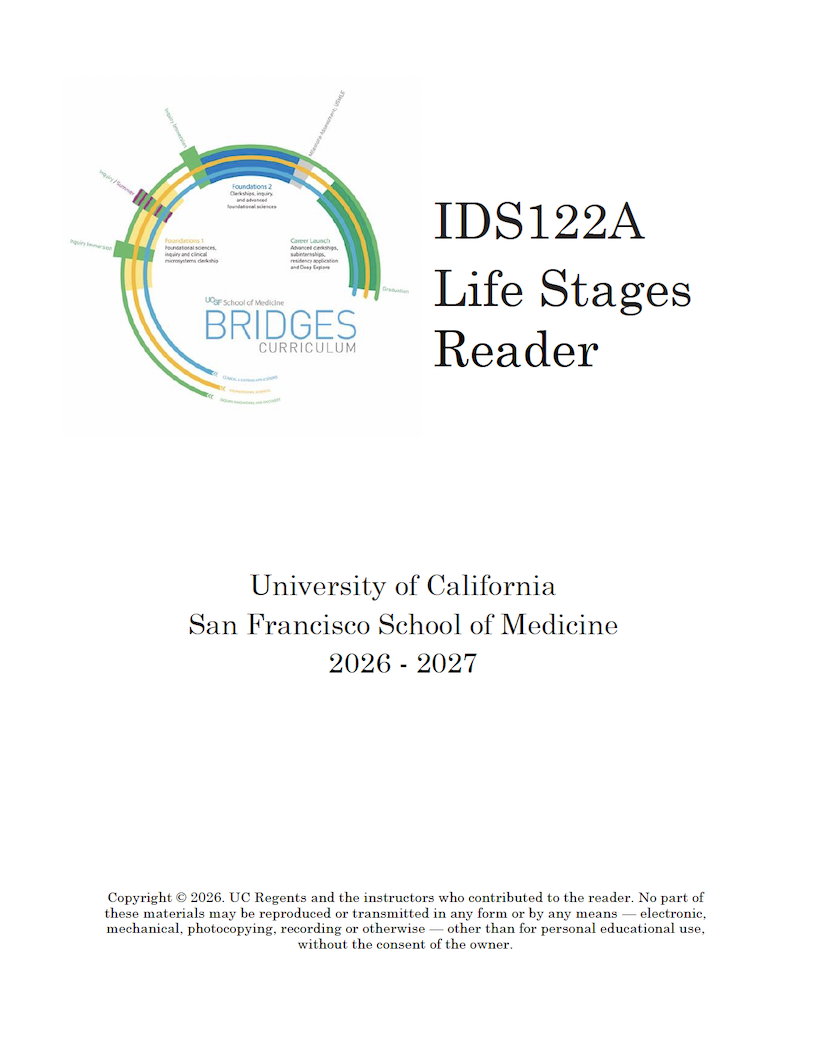 IDS 122A Life Stages 2026-2027 Course Reader