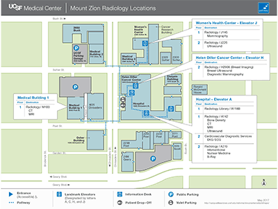 Mount Zion Radiology Map