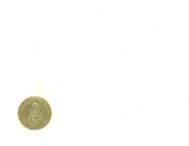 Left UC Seal Certificate
