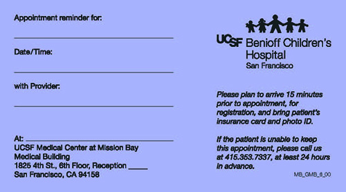 MB_GMB_6_00 Generic 6th Floor Appointment Cards