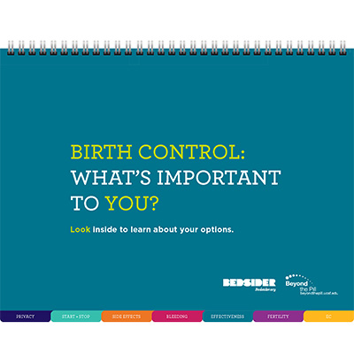 Birth Control: What&rsquo;s Important to You? Flip Chart (English)