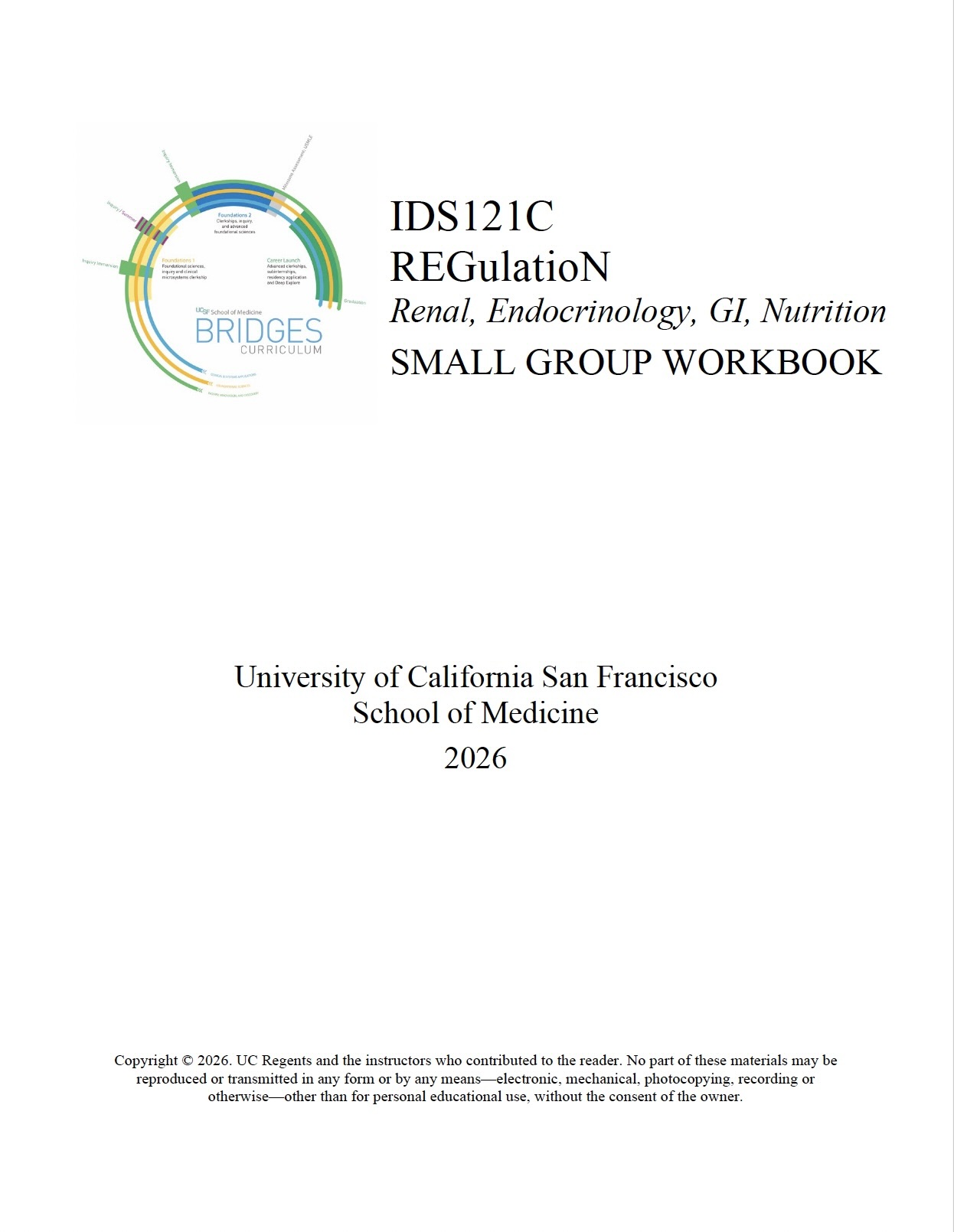 IDS 121C REGulationN 2026 - Workbook