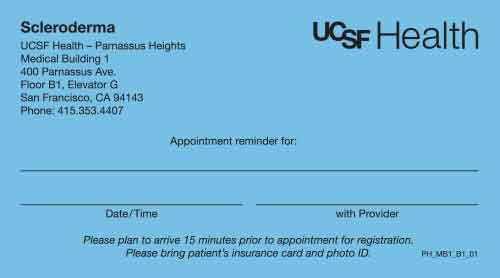PH_MB1_B1_01 Scleroderma Appointment Cards