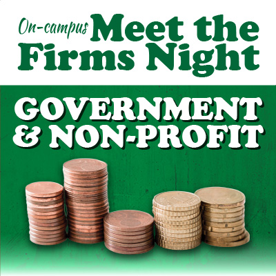 Meet the Firms Night on Campus - Government/Nonprofit (Price $100)