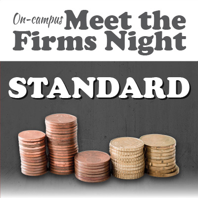 Meet the Firms Night on Campus - Standard (Price $300)