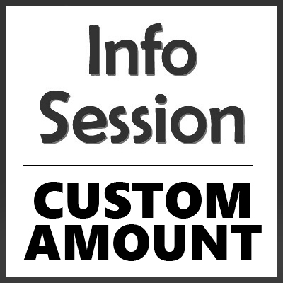 Info Session - Custom Amount (Enter Invoice Amount)