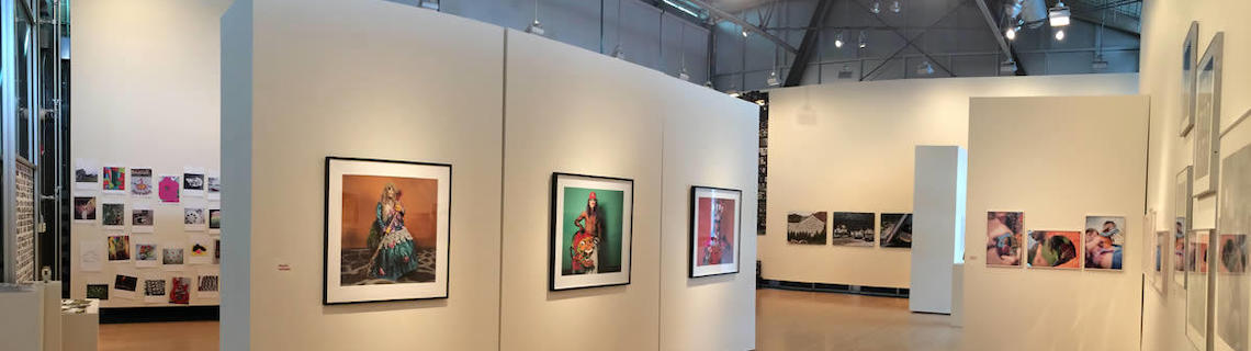 Photo of a past exhibition at the Opalka Gallery