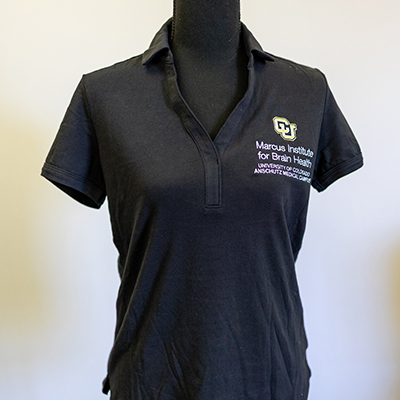 MIBH - Women's Polo with CU Marcus Vertical Logo Embroidery
