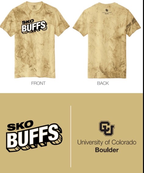 CU Boulder Sko Serve T Shirt Sales