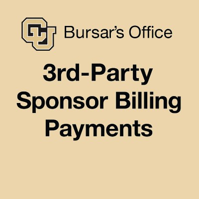 3rd Party Billing Sponsor Invoice Payment