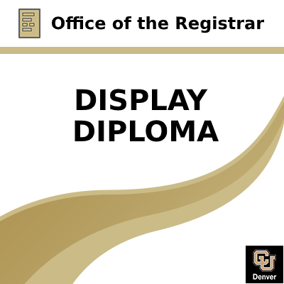 Display Diploma