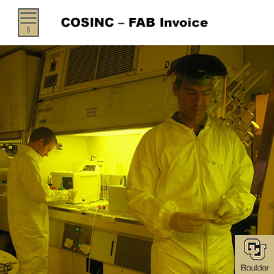 COSINC-FAB Invoice