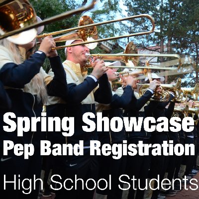 Spring Football Showcase Pep Band Registration (High School Students)