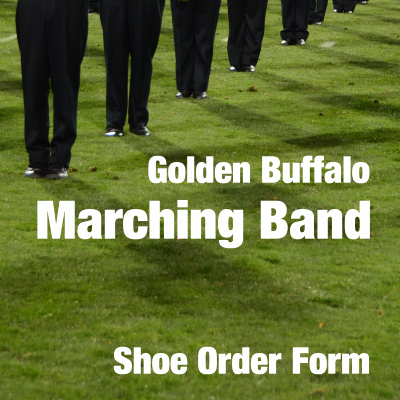 Golden Buffalo Marching Band Shoes