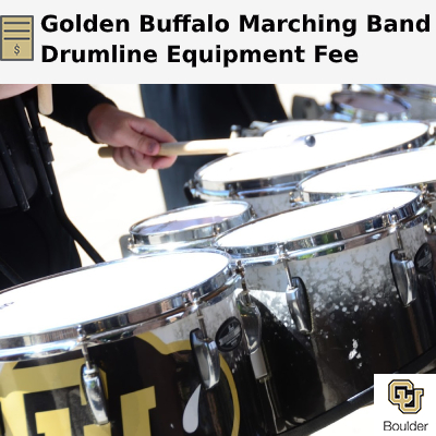 Golden Buffalo Marching Band Drumline Equipment Fee