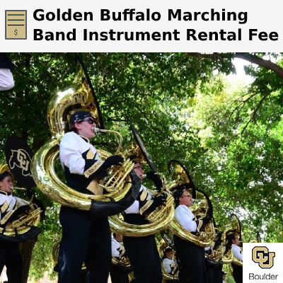 Golden Buffalo Marching Band Instrument Rental Fee