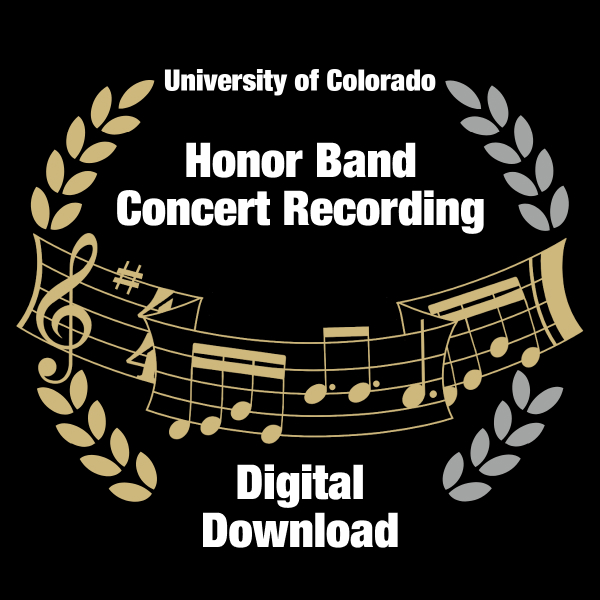 Audio Digital Download: University of Colorado Honor Band Concert Recording