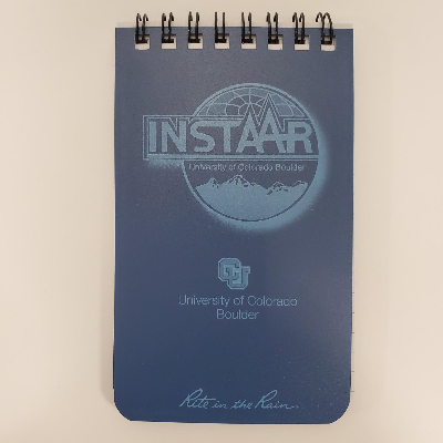 INSTAAR Blue Rite in the Rain Spiral Note Pad (3"x5")