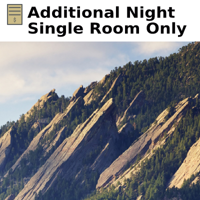 Additional Night Single Room Only (does not include meal ticket)