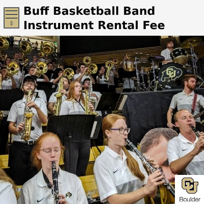 Buff Basketball Band Instrument Rental Fee