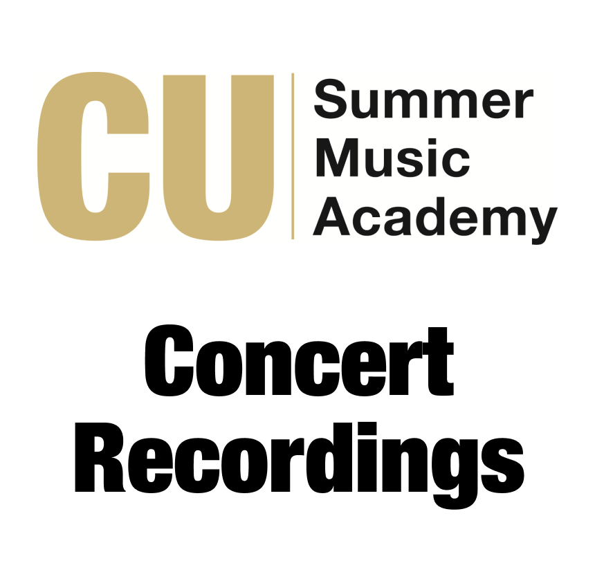 Audio & Video Digital Download: Summer Music Academy Concert Recordings