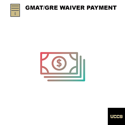 GMAT/GRE Waiver Payment