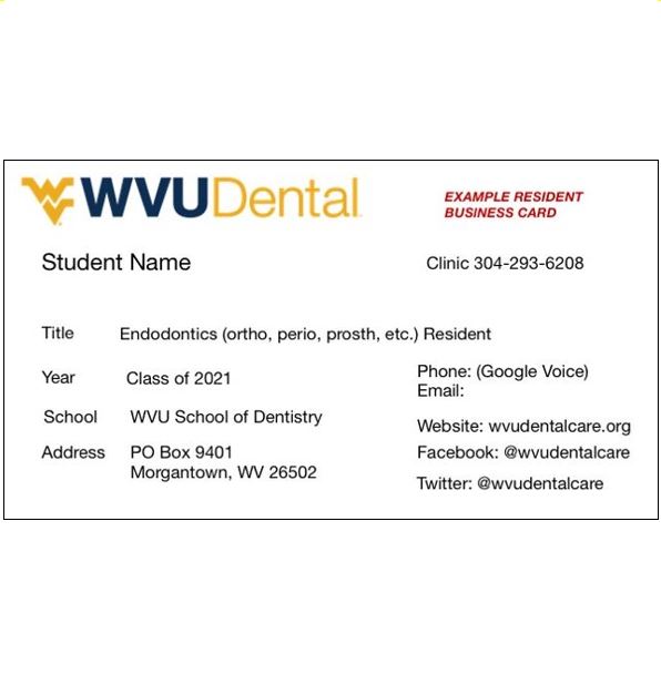 Resident Business Cards