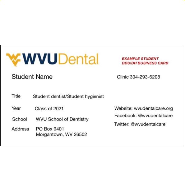 Student Business Cards