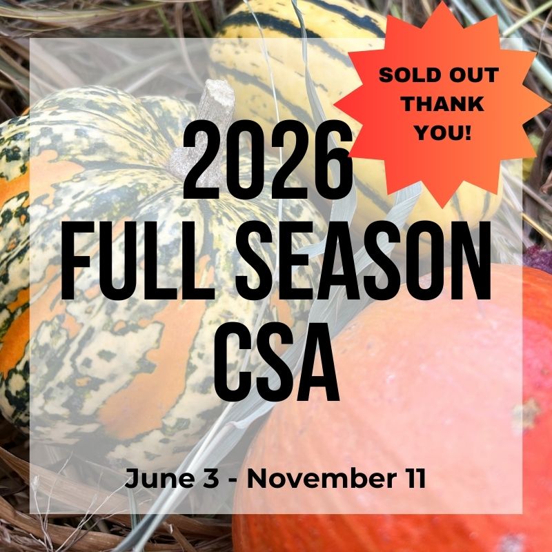 2026 Full Season CSA Share