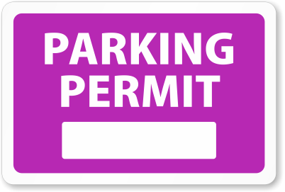 Parking Permit (Purple) - Resident Students