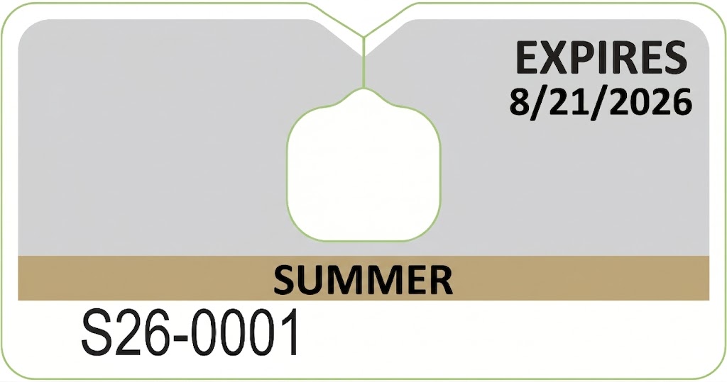 Parking Permit (Temporary) - Summer