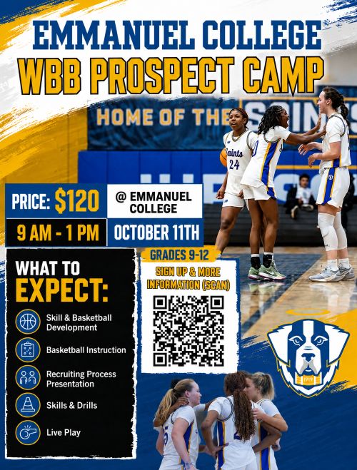 Emmanuel College Women's Basketball Prospect Clinic-2026- Grades 9-12