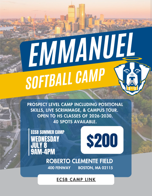 Emmanuel College Softball Camp Summer 2026