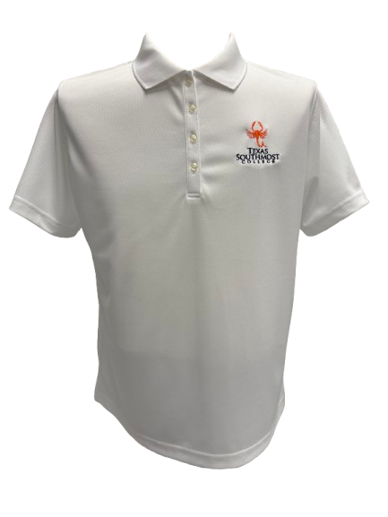 Ladies Dry-Mesh Hi-Performance Polo - White